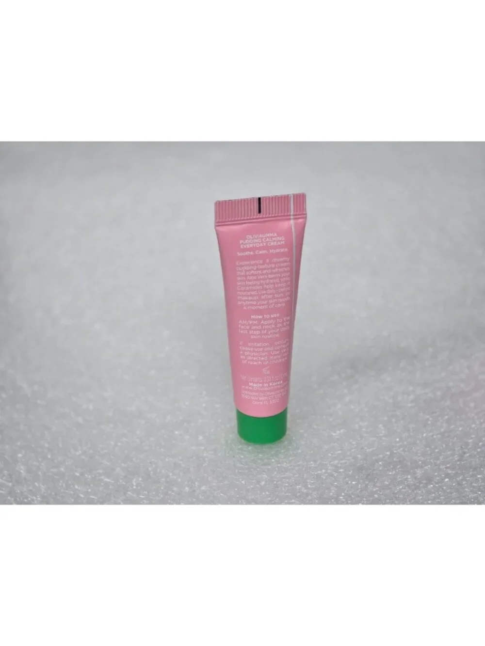 Olivia Umma Pudding Calming Everyday Cream .33 Oz Travel Size With Aloe Vera